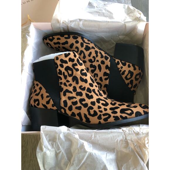 Chinese Laundry Finn Leopard Ankle Boots - 8.5 - Picture 2 of 8